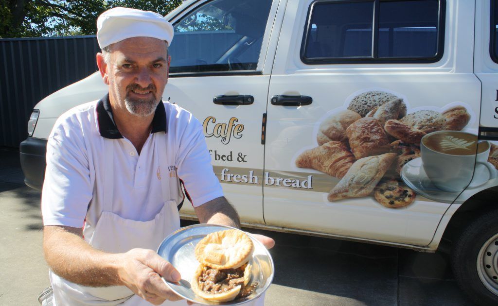 Brad Steele will be stuck in the kitchen this winter, with pie sales through the roof with the onset of the colder months. Brad Steele will be stuck in the kitchen this winter, with pie sales through the roof with the onset of the colder months.